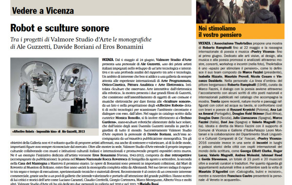 Maggio 2016 – Il Giornale Dell’Arte